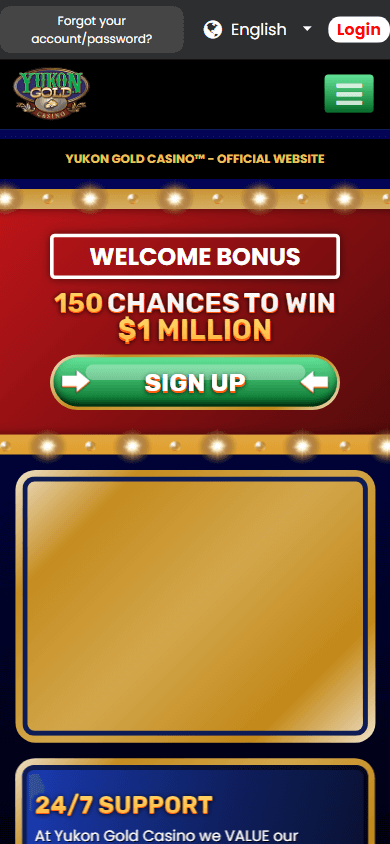 Yukon Gold Casino Mobile screenshot